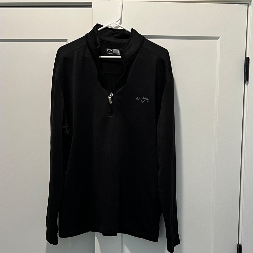 Callaway Black Quarter-Zip Pullover
